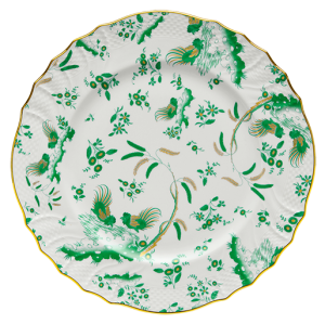 Ginori Oro Di Doccia Green Charger Plate - 12"